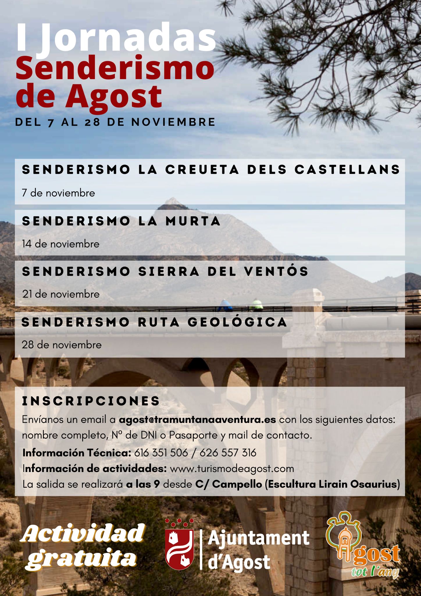 CARTEL JORNADAS DE SENDERISMO